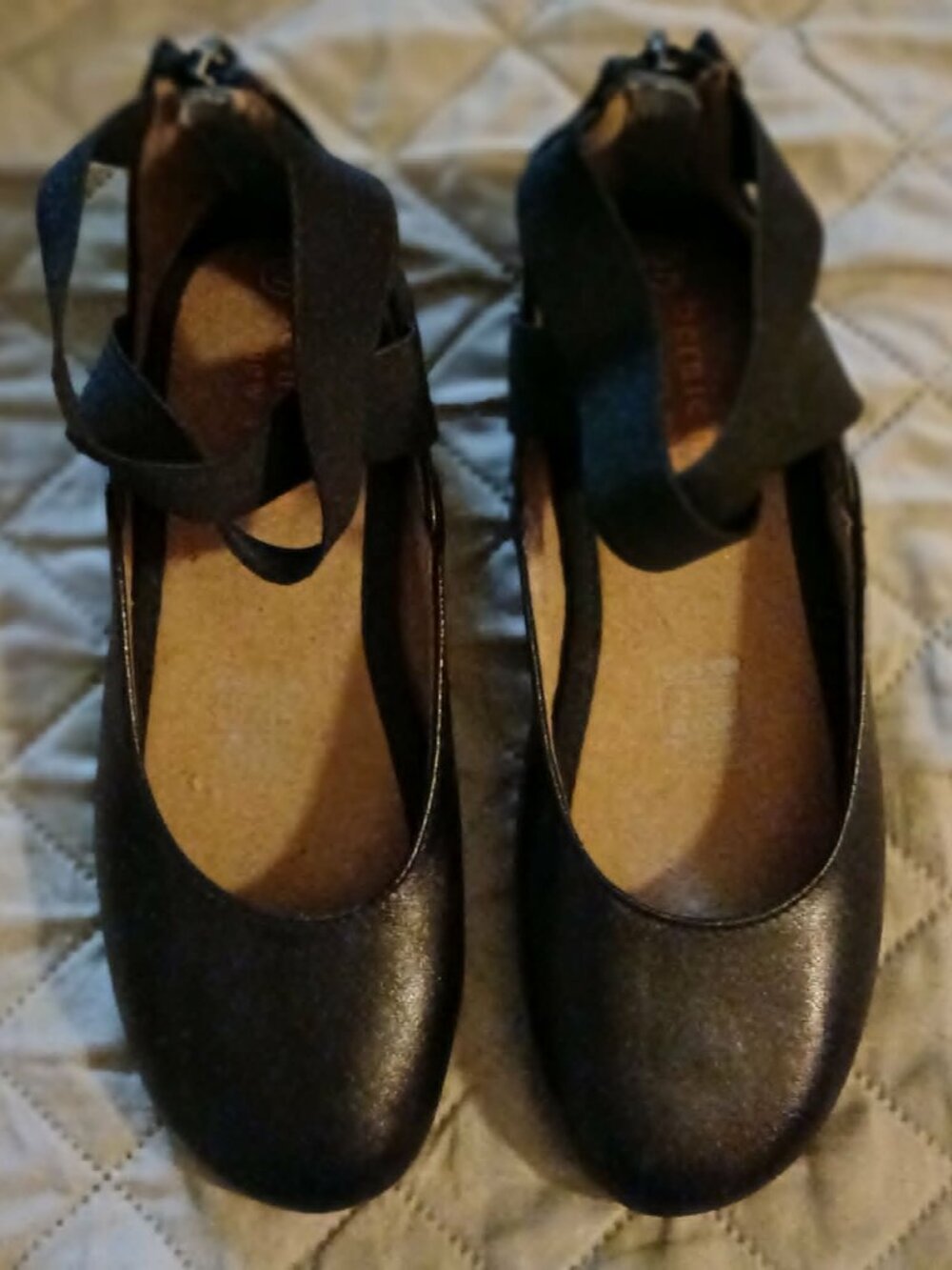 Bernie Mev New York Ballet Style Show With Crossover Straps for Ankle Support